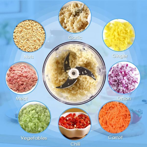 Hand Food Chopper, Vegetable Quick Chopper Manual Food Processor