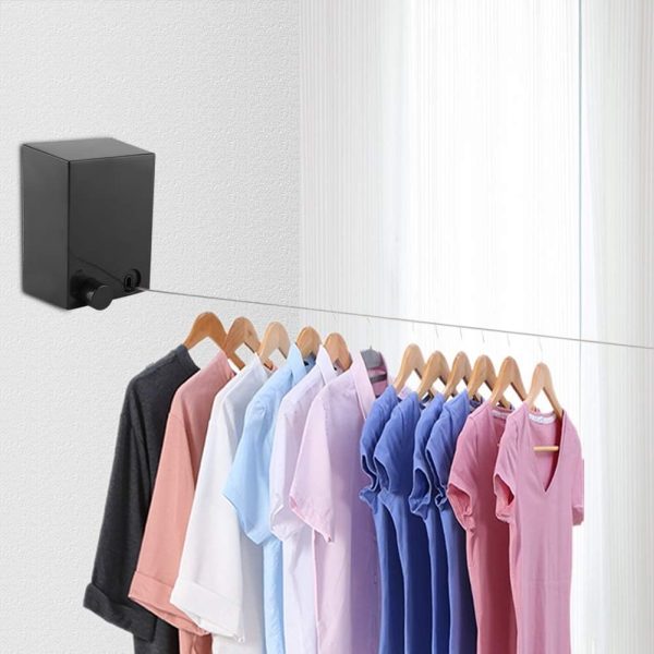 Wall Mounted Drying String Retractable Clothesline